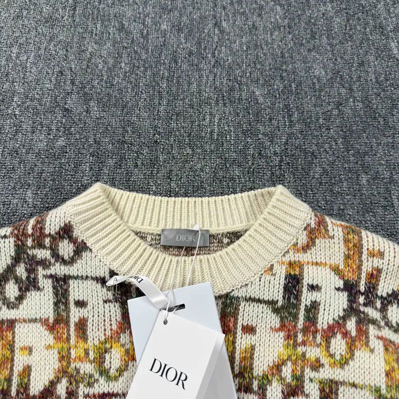 Dior Dior Yellow Wool Men's Pullover Sweater 0089 Size US S / EU 44-46 / 1 - 3 Thumbnail