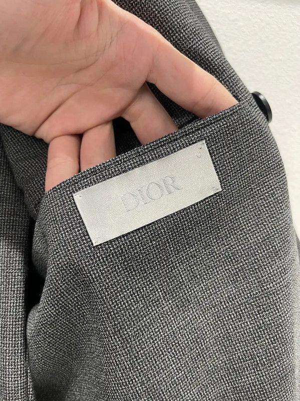 Dior Dior Gray Long Sleeve Outerwear Jacket 0089 Size US M / EU 48-50 / 2 - 5 Thumbnail