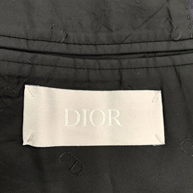 Dior Dior Men's Wool Navy Jacket with Unique Print 0089 Size US S / EU 44-46 / 1 - 5 Thumbnail