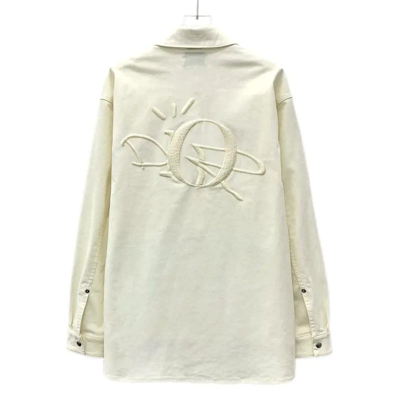 Dior Dior Beige Cotton Long Sleeve Shirt for Men 0089 Size US L / EU 52-54 / 3 - 2 Thumbnail
