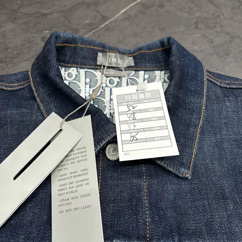Dior Dior Blue Denim Jacket for Men 0089 Size US M / EU 48-50 / 2 - 3 Thumbnail