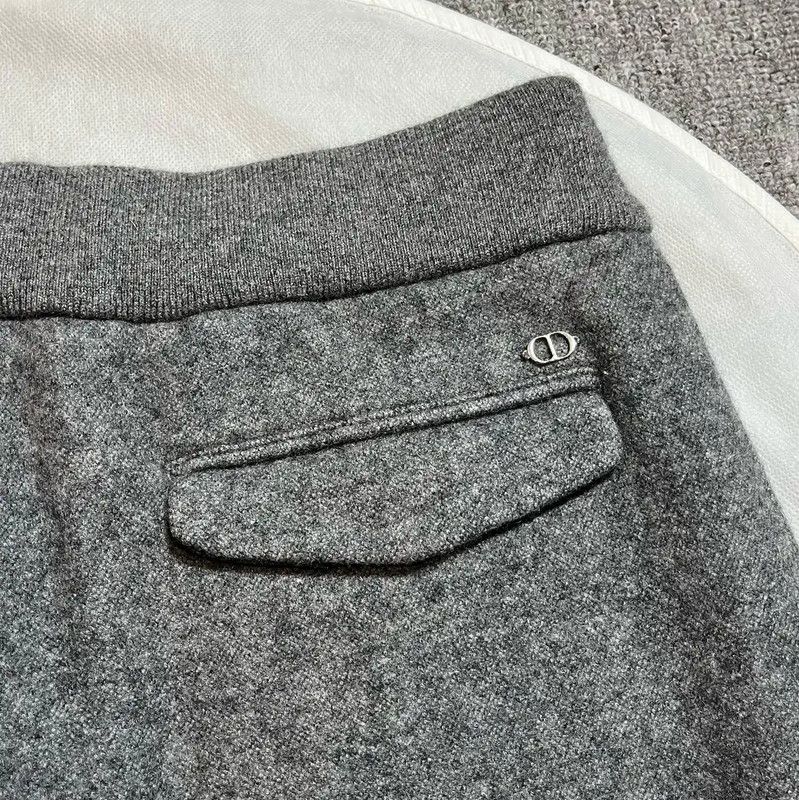 Dior Dior Gray Cashmere Casual Pants 0089 Size US 27 - 8 Thumbnail
