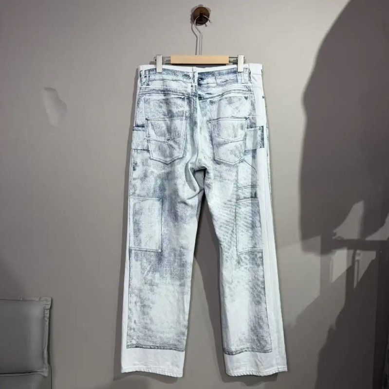 Dior Dior White Casual Denim Trousers for Men 0089 Size US 28 / EU 44 - 2 Thumbnail