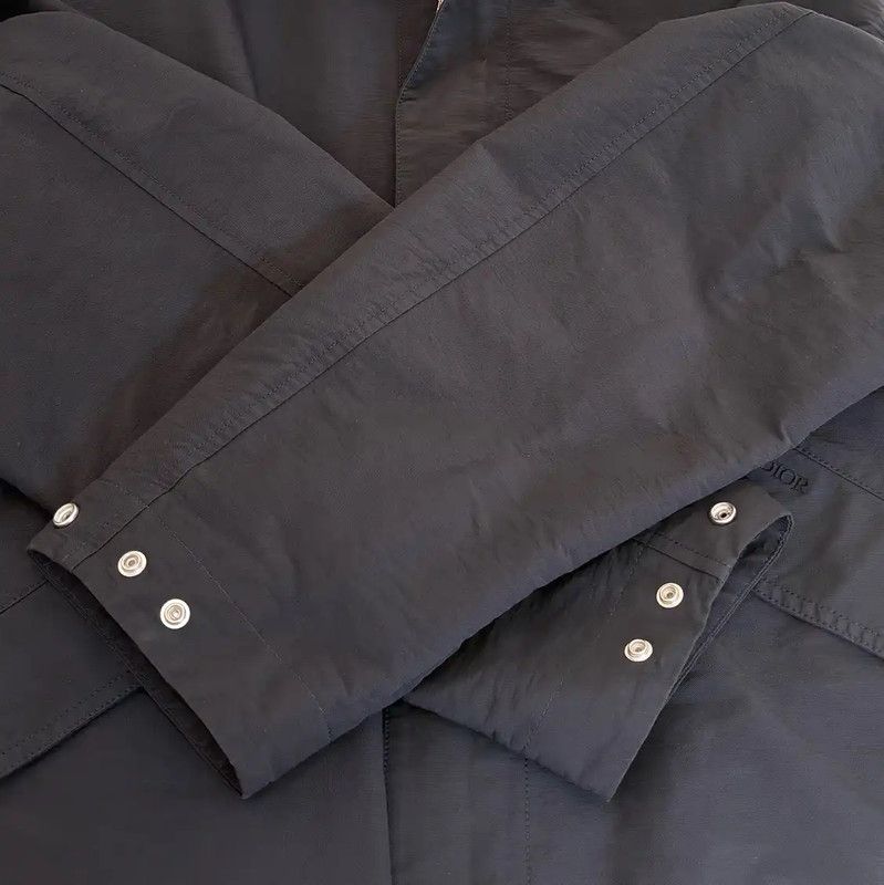 Dior Dior Men's Black Nylon Winter Coat 0089 Size US XL / EU 56 / 4 - 6 Thumbnail