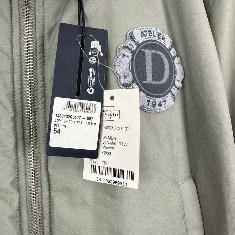 Dior Dior Gray Cotton Men's Outerwear Jacket 0089 Size US XL / EU 56 / 4 - 6 Thumbnail
