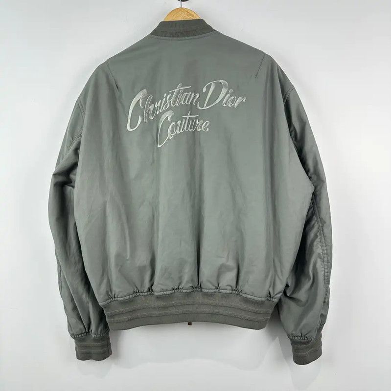 Dior Dior Gray Cotton Men's Outerwear Jacket 0089 Size US XL / EU 56 / 4 - 2 Thumbnail