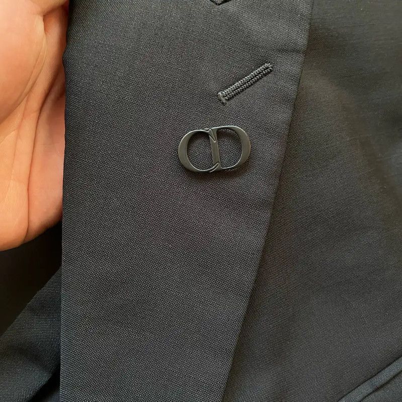 Dior Dior Black Wool Men's Outerwear Jacket 0089 Size US L / EU 52-54 / 3 - 4 Thumbnail