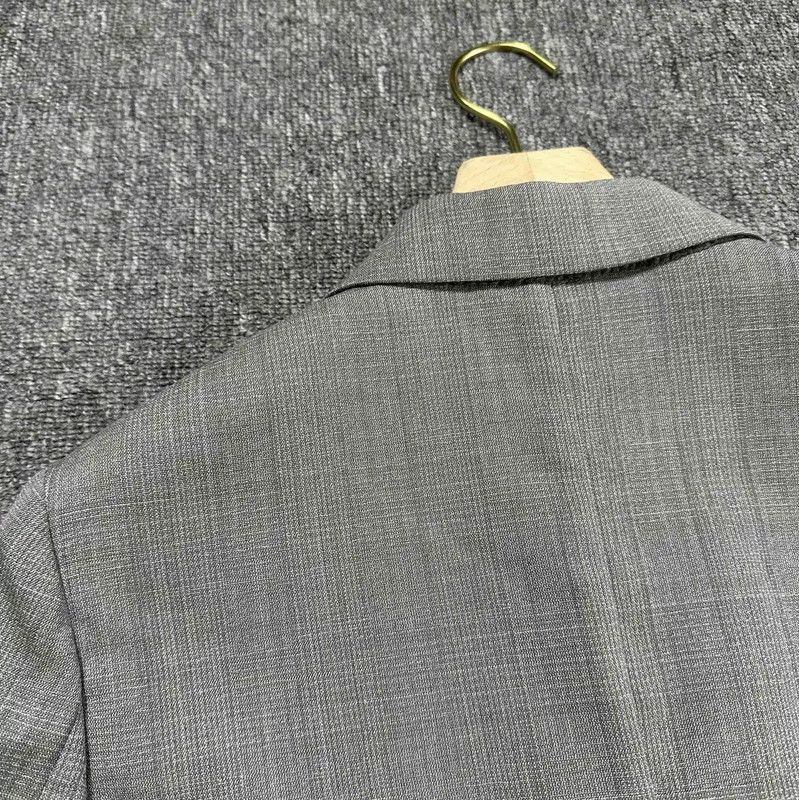 Dior Dior Gray Wool Plaid Long Sleeve Jacket 0089 Size US S / EU 44-46 / 1 - 4 Thumbnail