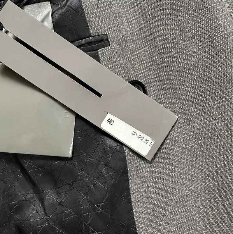 Dior Dior Gray Wool Plaid Long Sleeve Jacket 0089 Size US S / EU 44-46 / 1 - 6 Thumbnail
