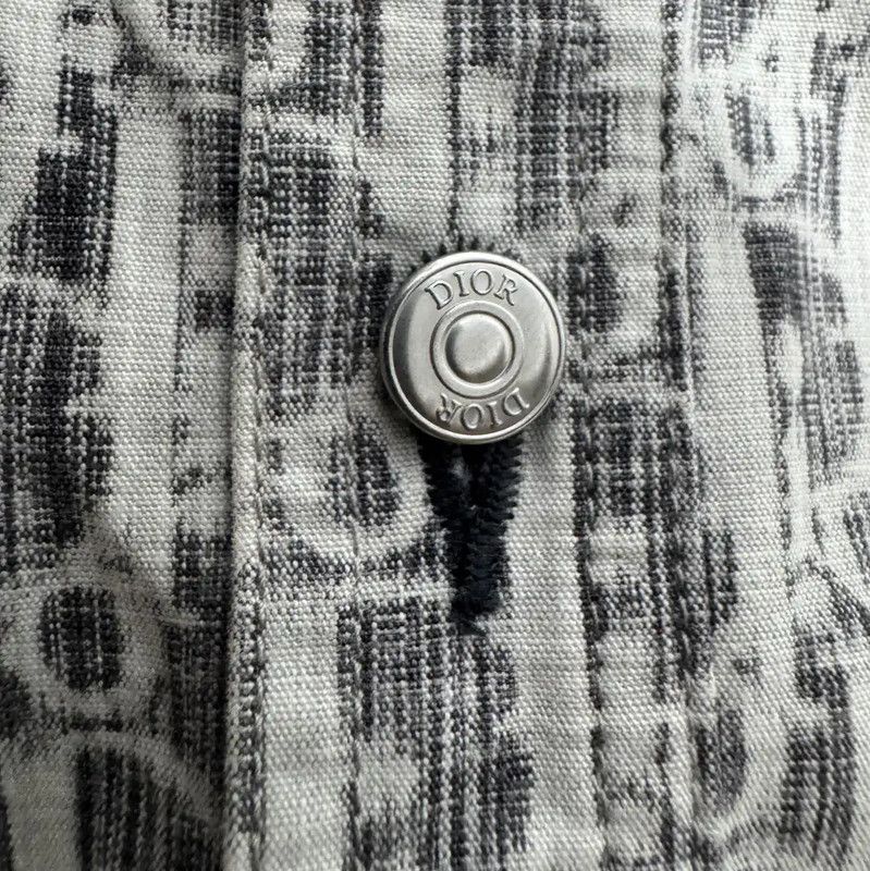Dior Dior Gray Printed Long Sleeve Shirt for Men 0089 Size US S / EU 44-46 / 1 - 5 Thumbnail