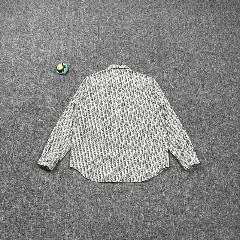 Dior Dior Men's Light Gray Cotton Jacket 0089 Size US M / EU 48-50 / 2 - 2 Thumbnail