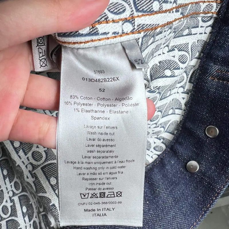 Dior Blue Denim Jacket for Men 0089