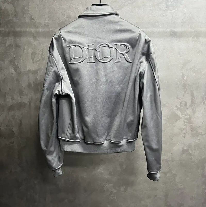 Dior Dior Men's Gray Polyester Jacket 0089 Size US M / EU 48-50 / 2 - 5 Thumbnail