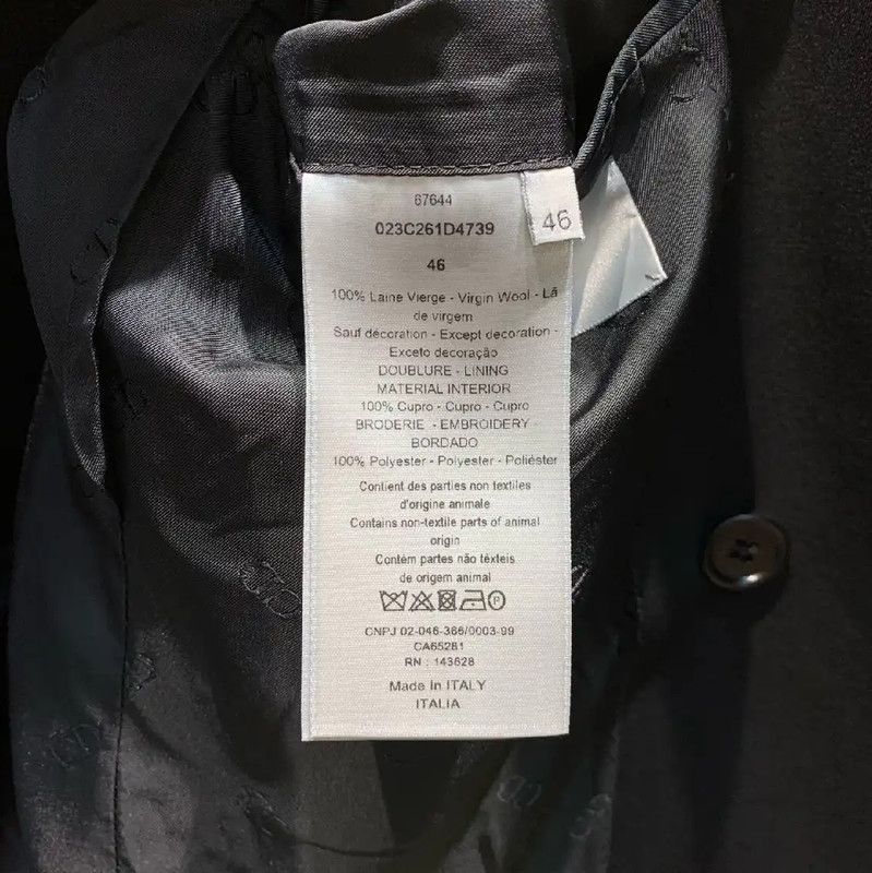 Dior Dior Black Cotton Men's Outerwear Jacket 0089 Size US L / EU 52-54 / 3 - 5 Thumbnail