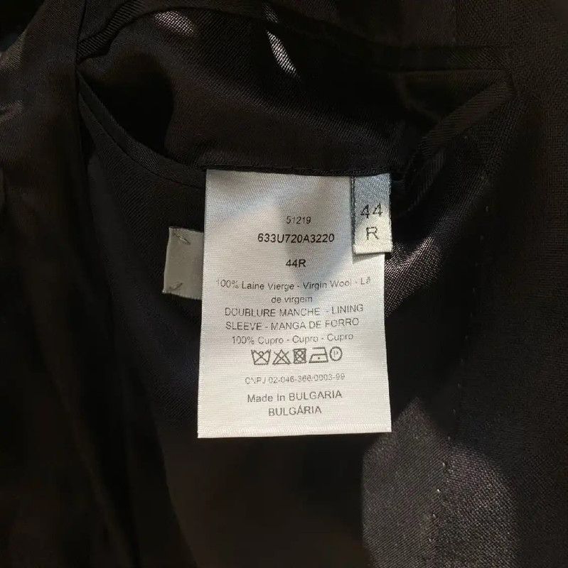 Dior Dior Men's Black Cotton Jacket 0089 Size US XXL / EU 58 / 5 - 4 Thumbnail