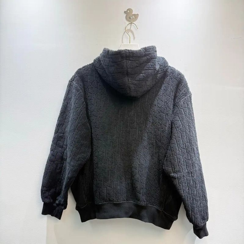 Dior Dior Black Cotton Blend Hoodie Men’s XL 0089 Size US XL / EU 56 / 4 - 3 Thumbnail