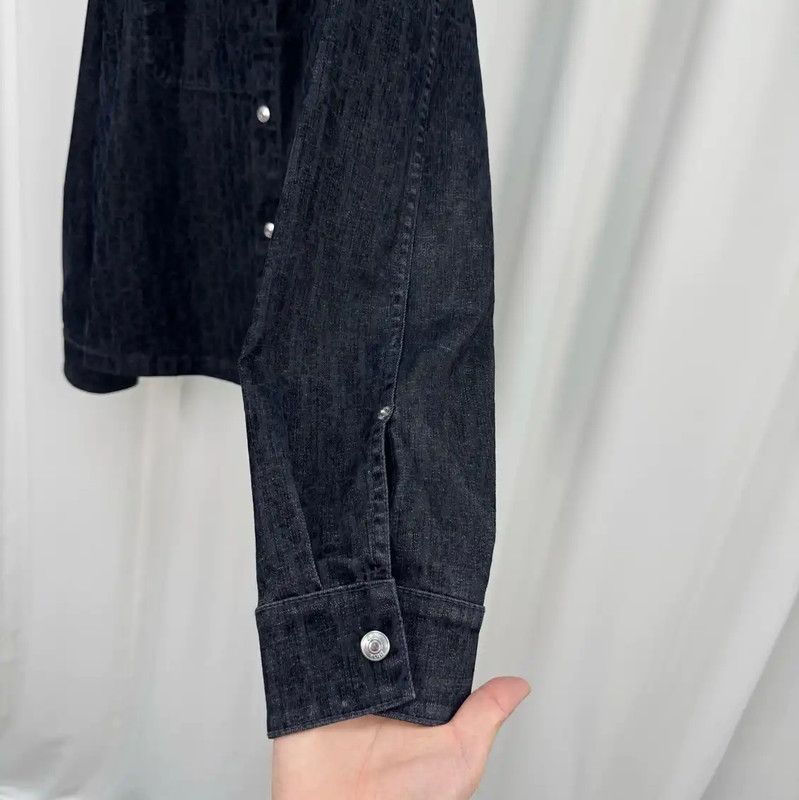 Dior Dior Long Sleeve Denim Jacket in Gray and Black 0089 Size US L / EU 52-54 / 3 - 4 Thumbnail