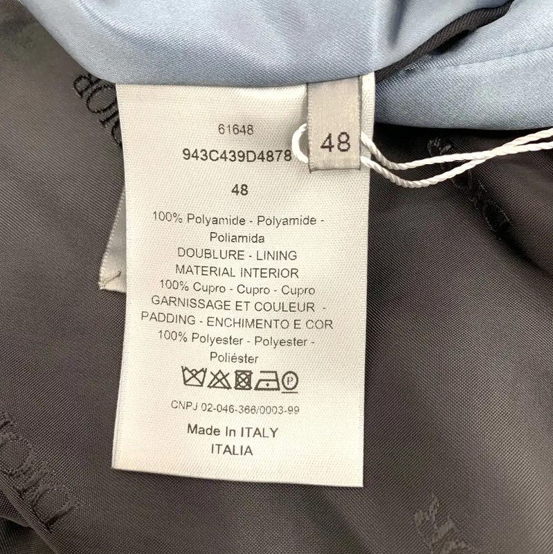 Dior Dior Men's Blue Nylon Bomber Jacket 0089 Size US M / EU 48-50 / 2 - 7 Thumbnail