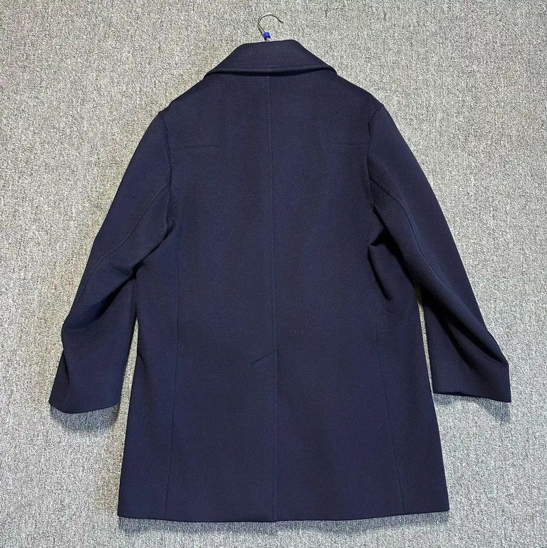 Dior Dior Men's Wool Blend Navy Peacoat 0089 Size US XL / EU 56 / 4 - 3 Thumbnail