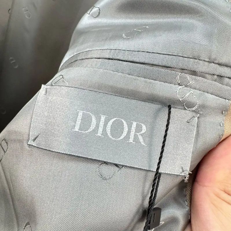 Dior Dior Khaki Wool Men's Long Coat 0089 Size US L / EU 52-54 / 3 - 6 Thumbnail