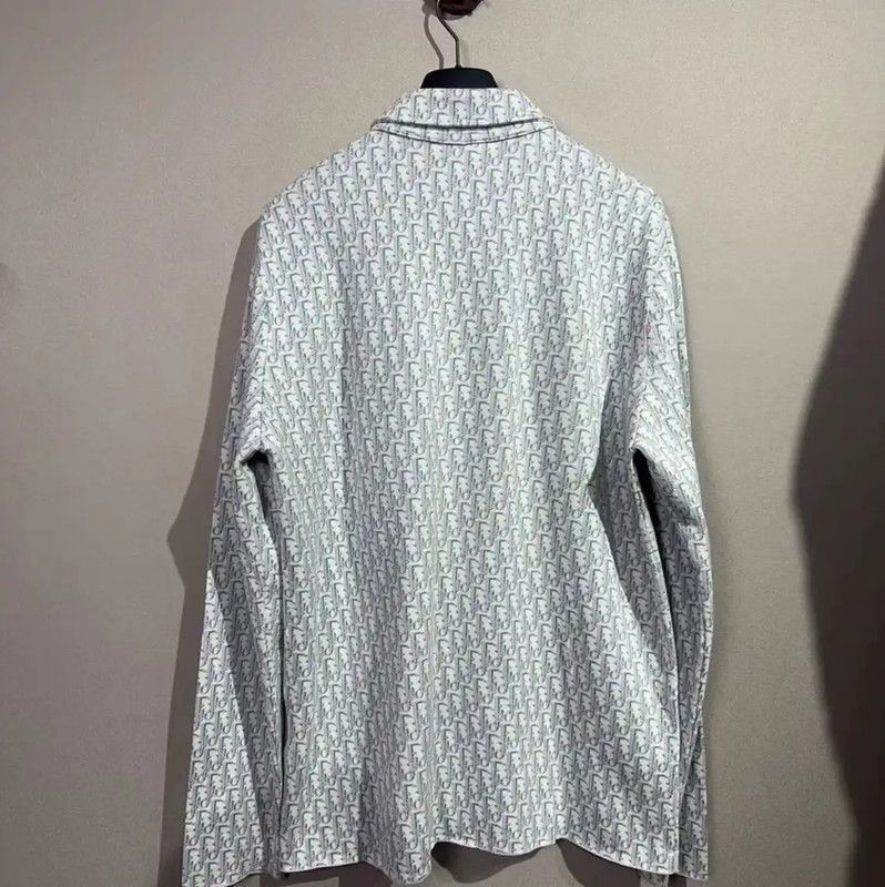 Dior Dior Men's Long Sleeve White Shirt 0089 Size US L / EU 52-54 / 3 - 2 Thumbnail
