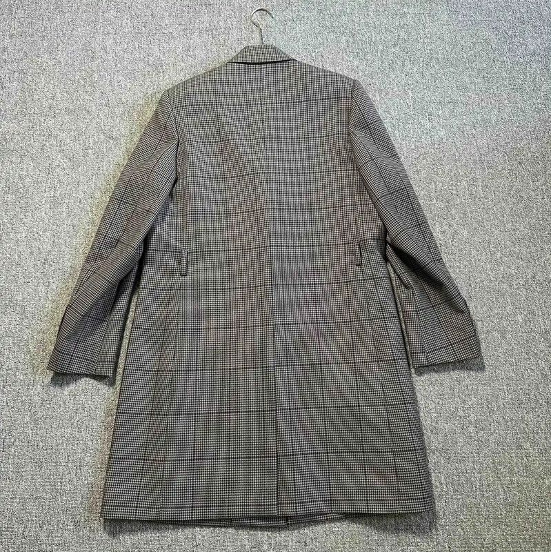 Dior Dior Coffee Wool Houndstooth Long Coat 0089 Size US XL / EU 56 / 4 - 3 Thumbnail