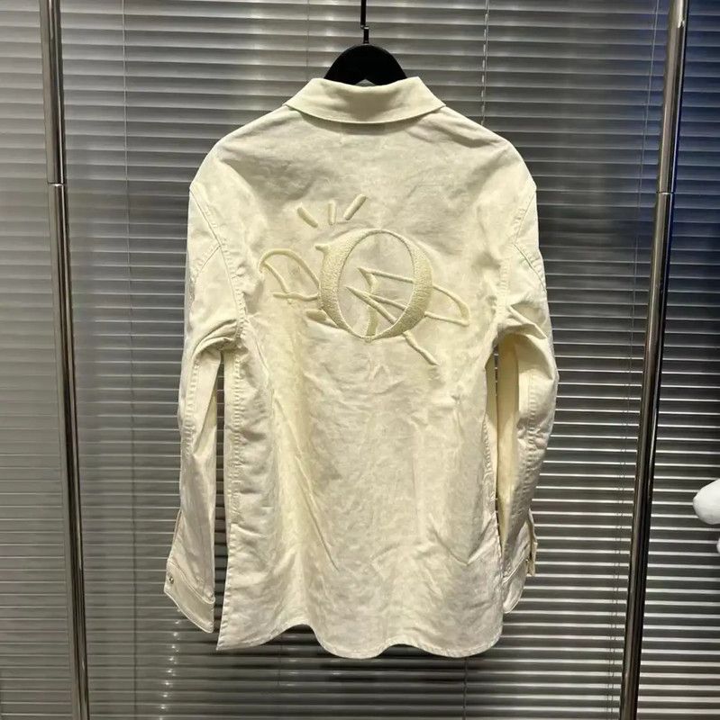 Dior Dior Men's Long Sleeve Embroidered Shirt 0089 Size US S / EU 44-46 / 1 - 3 Thumbnail