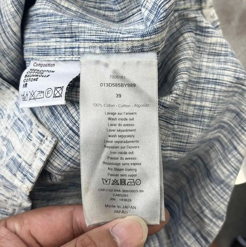 Dior Dior Blue Men's Shirt in Size M 0089 Size US M / EU 48-50 / 2 - 4 Thumbnail