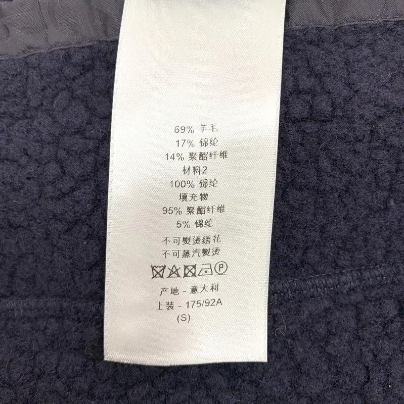 Dior Dior Logo Patterned Navy Wool Men's Jacket 0089 Size US S / EU 44-46 / 1 - 6 Thumbnail