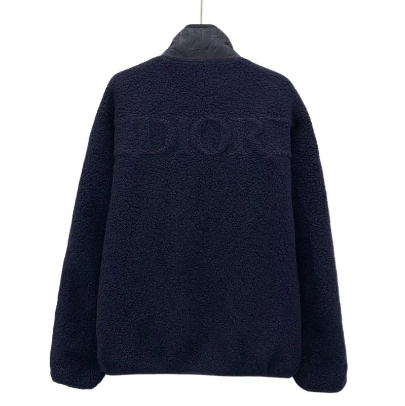 Dior Dior Logo Patterned Navy Wool Men's Jacket 0089 Size US S / EU 44-46 / 1 - 4 Thumbnail