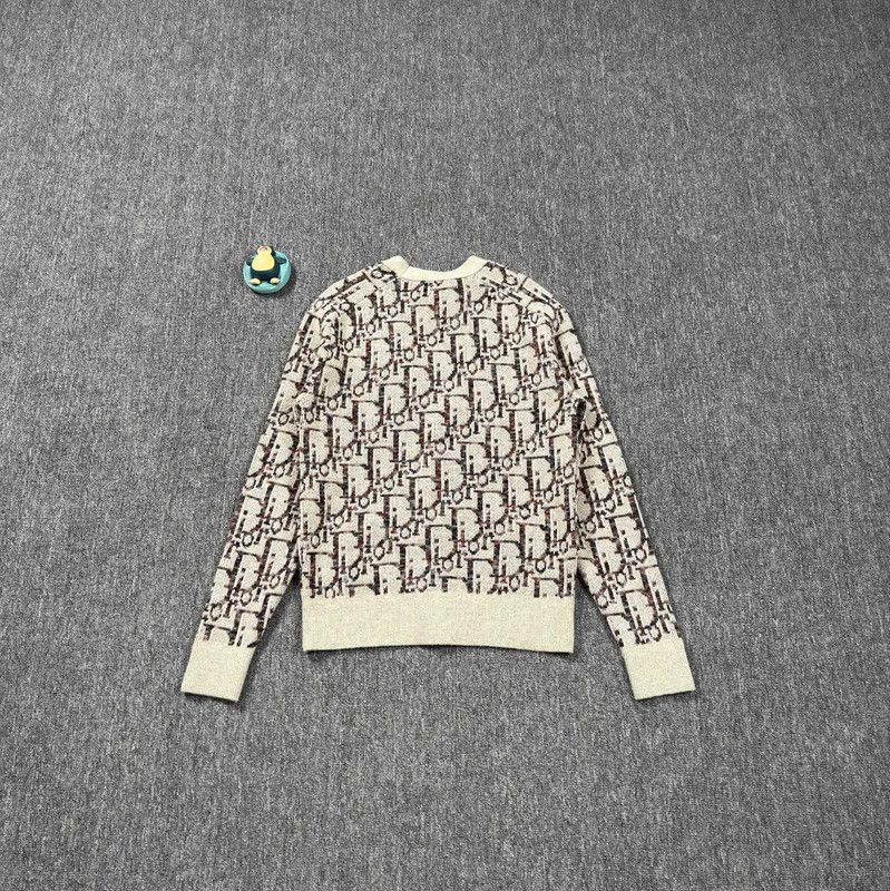 Dior Dior Men's Khaki Wool Cardigan 0089 Size US S / EU 44-46 / 1 - 2 Thumbnail