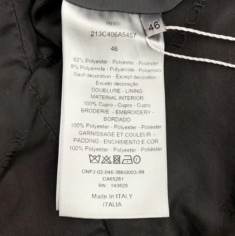 Dior Dior Atelier Men's Gray Outerwear Jacket 0089 Size US S / EU 44-46 / 1 - 8 Thumbnail