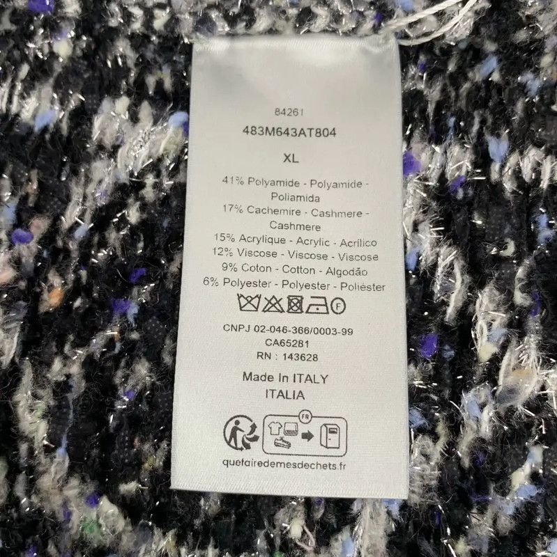 Dior Dior Gray Nylon Sweater for Men 0089 Size US XL / EU 56 / 4 - 6 Thumbnail