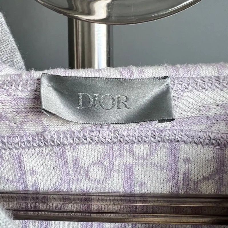 Dior Dior Gray Cotton Men's Hoodie 0089 Size US L / EU 52-54 / 3 - 3 Thumbnail