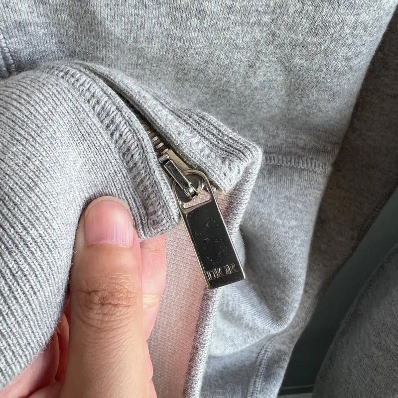 Dior Dior Gray Cotton Men's Hoodie 0089 Size US L / EU 52-54 / 3 - 5 Thumbnail