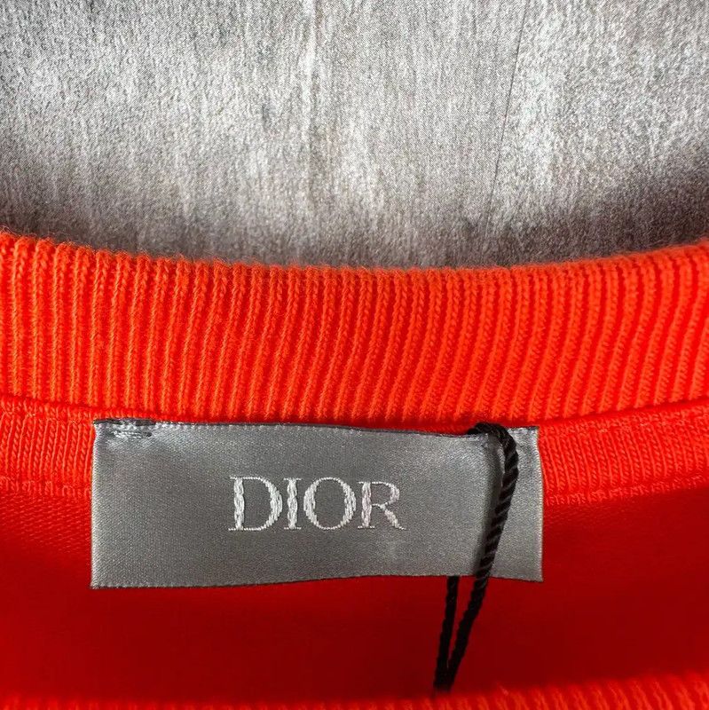 Dior Dior Orange Graphic Cotton T-Shirt for Men 0089 Size US S / EU 44-46 / 1 - 5 Thumbnail