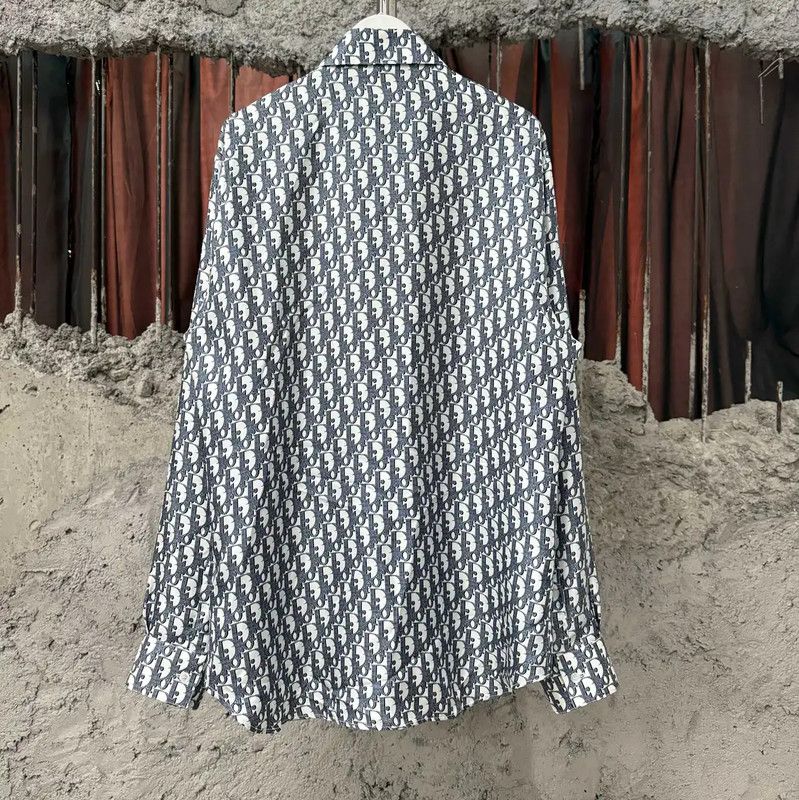 Dior Dior Colorblock Long Sleeve Shirt for Men 0089 Size US M / EU 48-50 / 2 - 2 Thumbnail