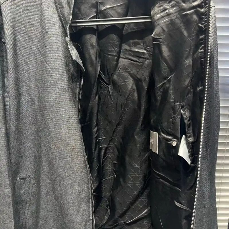 Dior Dior M Grey Wool Zip Jacket for Men 0089 Size US M / EU 48-50 / 2 - 5 Thumbnail