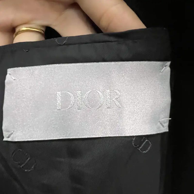 Dior Dior Black Mid-Length Cotton Coat for Men 0089 Size US M / EU 48-50 / 2 - 3 Thumbnail