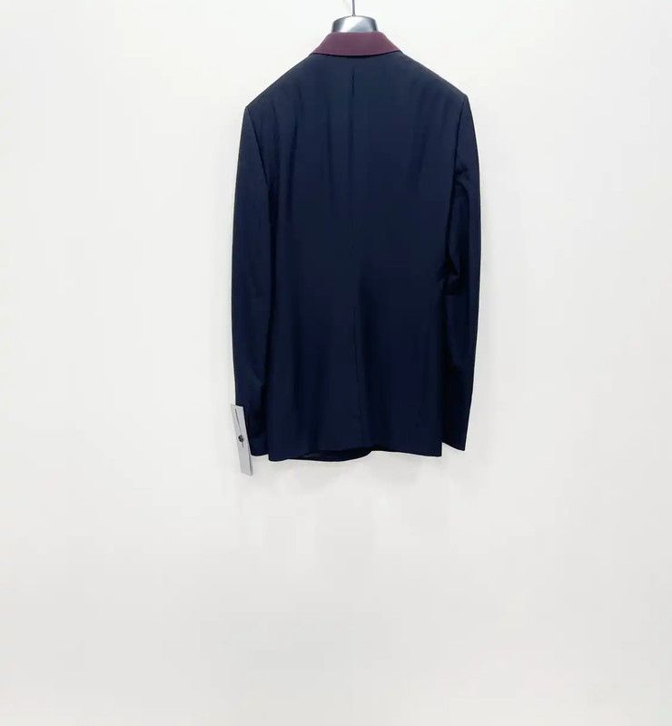Dior Dior Wool Navy Blue Men's Jacket 0089 Size US XS / EU 42 / 0 - 2 Thumbnail