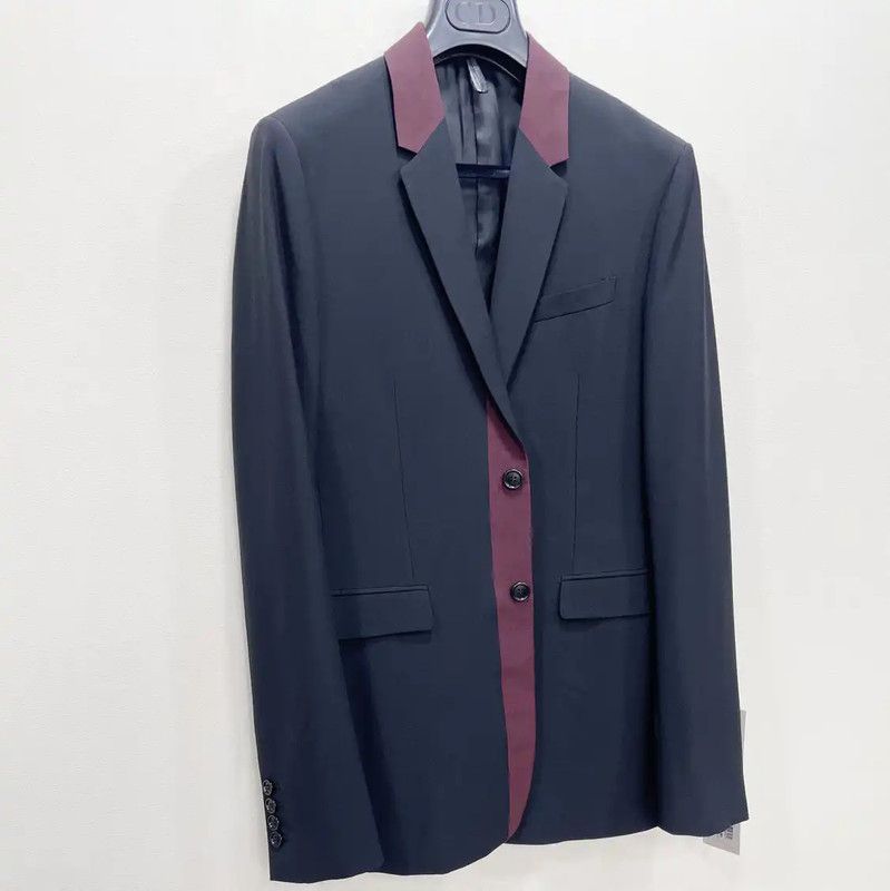 Dior Dior Navy Wool Men's Jacket 0089 Size US S / EU 44-46 / 1 - 3 Thumbnail