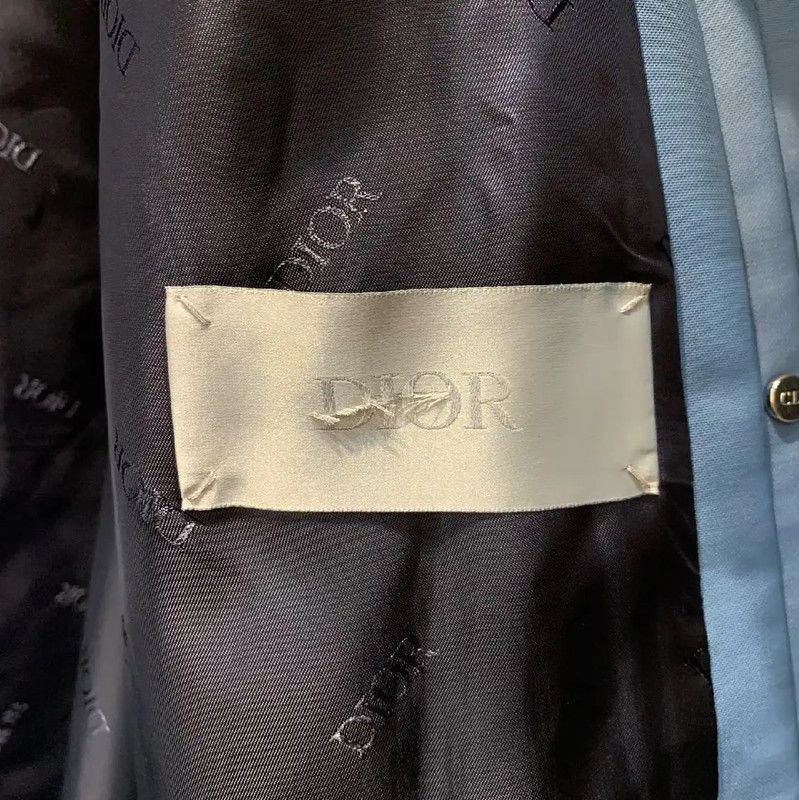 Dior Dior Blue Nylon Men's Coat 0089 Size US M / EU 48-50 / 2 - 2 Thumbnail
