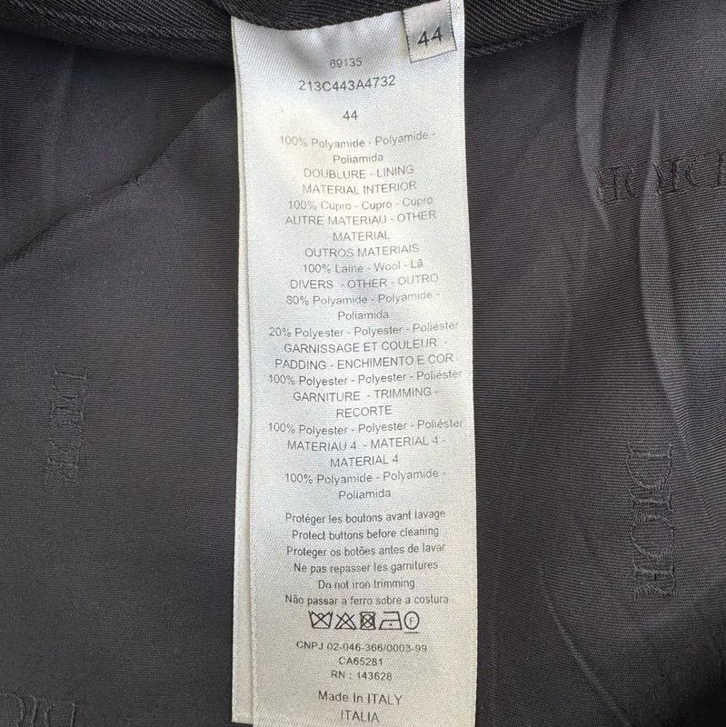 Dior Dior Black Nylon Men's Long Sleeve Jacket 0089 Size US S / EU 44-46 / 1 - 5 Thumbnail