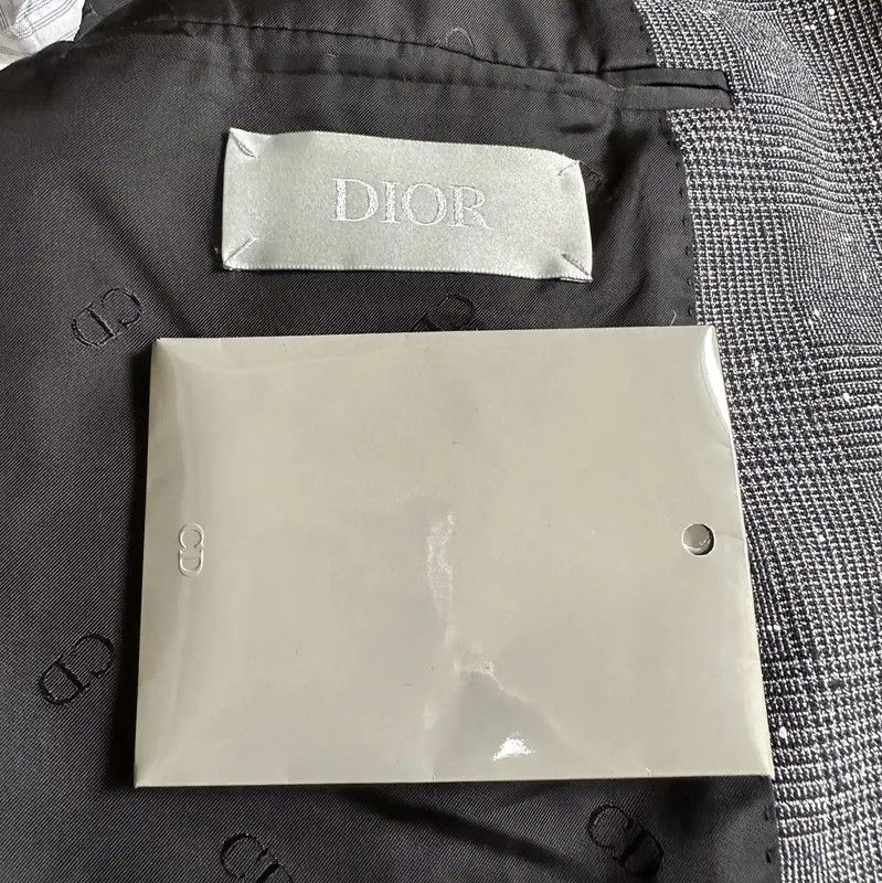 Dior Dior Men's Grey Wool-Blend Long Coat 0089 Size US XL / EU 56 / 4 - 6 Thumbnail