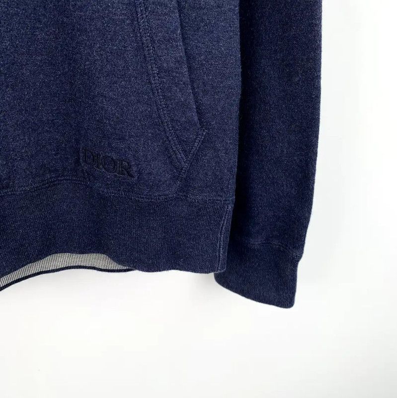 Dior Dior Men's Navy Cotton Zip-Up Jacket 0089 Size US S / EU 44-46 / 1 - 4 Thumbnail