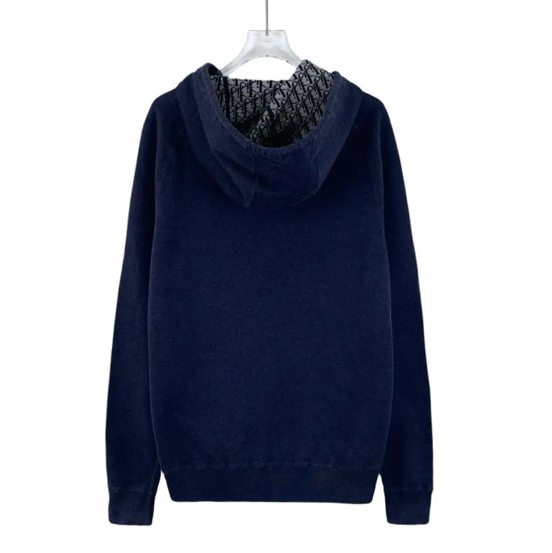 Dior Dior Men's Navy Cotton Zip-Up Jacket 0089 Size US S / EU 44-46 / 1 - 2 Thumbnail