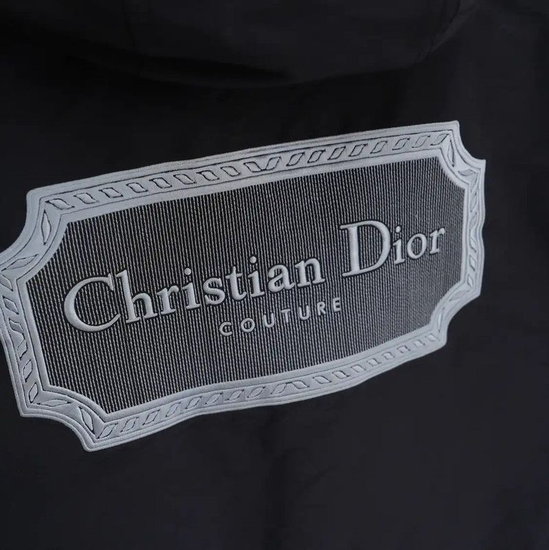 Dior Dior Black Logo Mid-Length Coat for Men 0089 Size US M / EU 48-50 / 2 - 5 Thumbnail