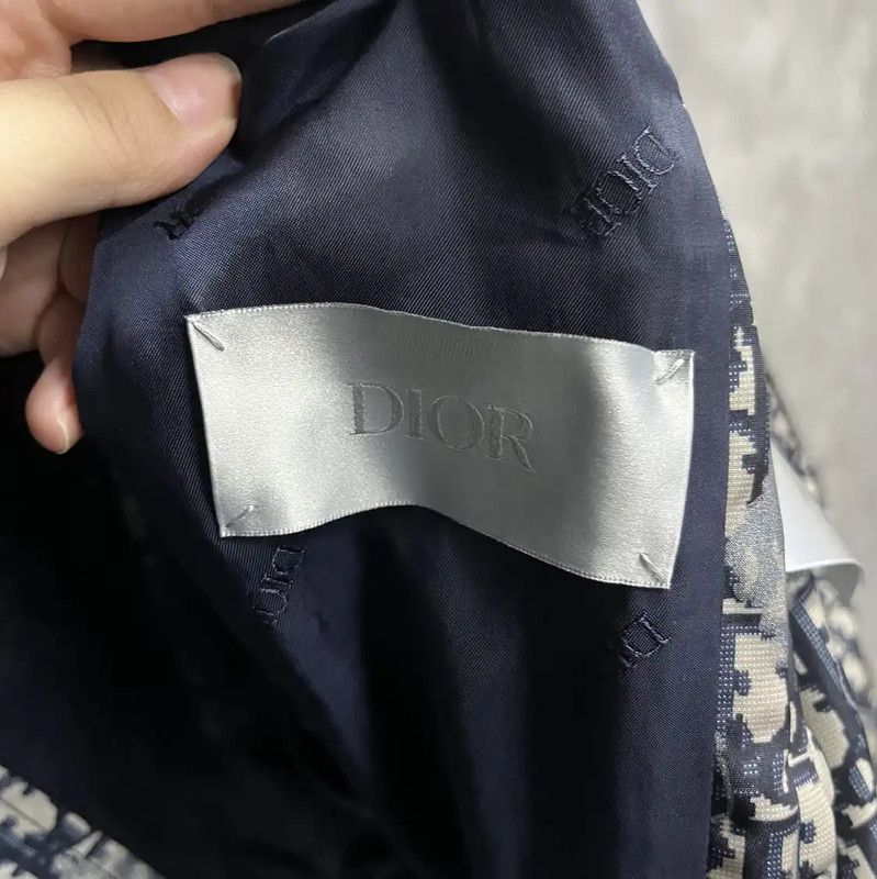 Dior Dior Men's Blue Cotton Jacket L Size 0089 Size US L / EU 52-54 / 3 - 4 Thumbnail