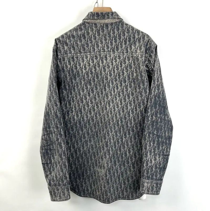 Dior Dior Multi-Color Cotton Long Sleeve Shirt 0089 Size US M / EU 48-50 / 2 - 2 Thumbnail
