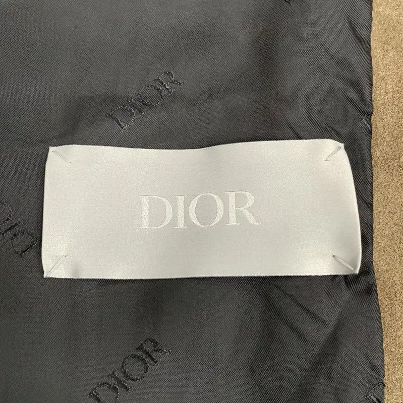 Dior Dior Khaki Leather Men's Outerwear Jacket 0089 Size US L / EU 52-54 / 3 - 5 Thumbnail
